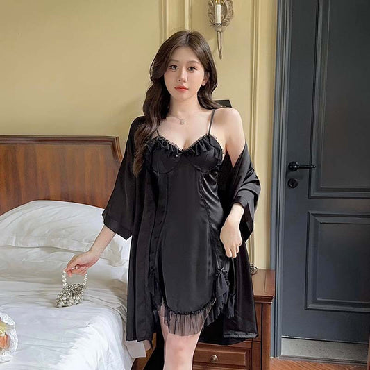 ANGLE SEXY SILK SLIP DRESS FOR WOMEN